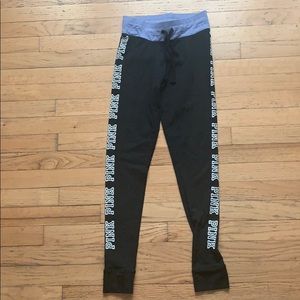 Charcoal gray Yoga pants from PINK